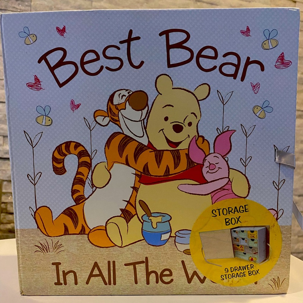 Winnie the phoo baby keepsakes storage box